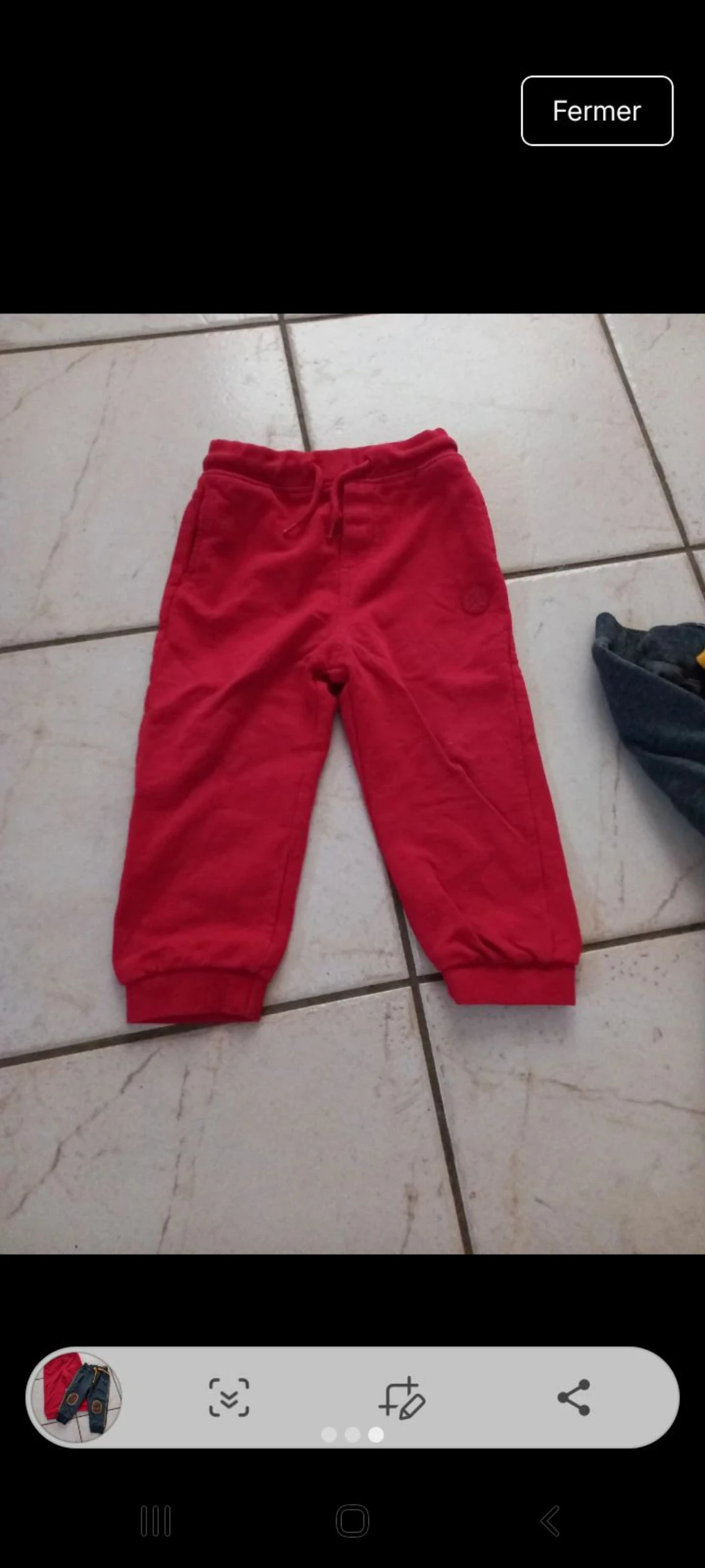 Lote de 2 calças de jogging para menino 23 meses/86cm – photo 2